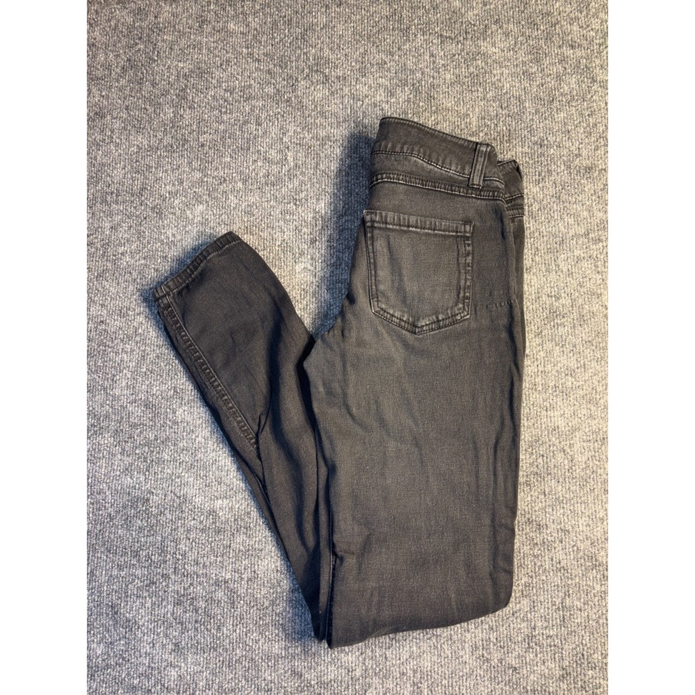 Mudd Legging Jeans Women's 1 Black Denim Low Rise Skinny Fit Dark Wash Stretch